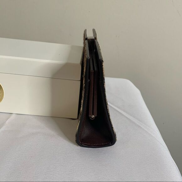 Lambertson Truex Ponyhair Leopard Print Clutch - Picture 7 of 9